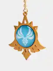 Бирюзовый брелок Genshin Impact