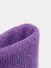 Лавандовый мочалка для тела вязана банная, массажная, двусторонняя, с ручками