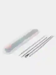 Серебряный набор инструментов для косметолога, уход за кожей лица