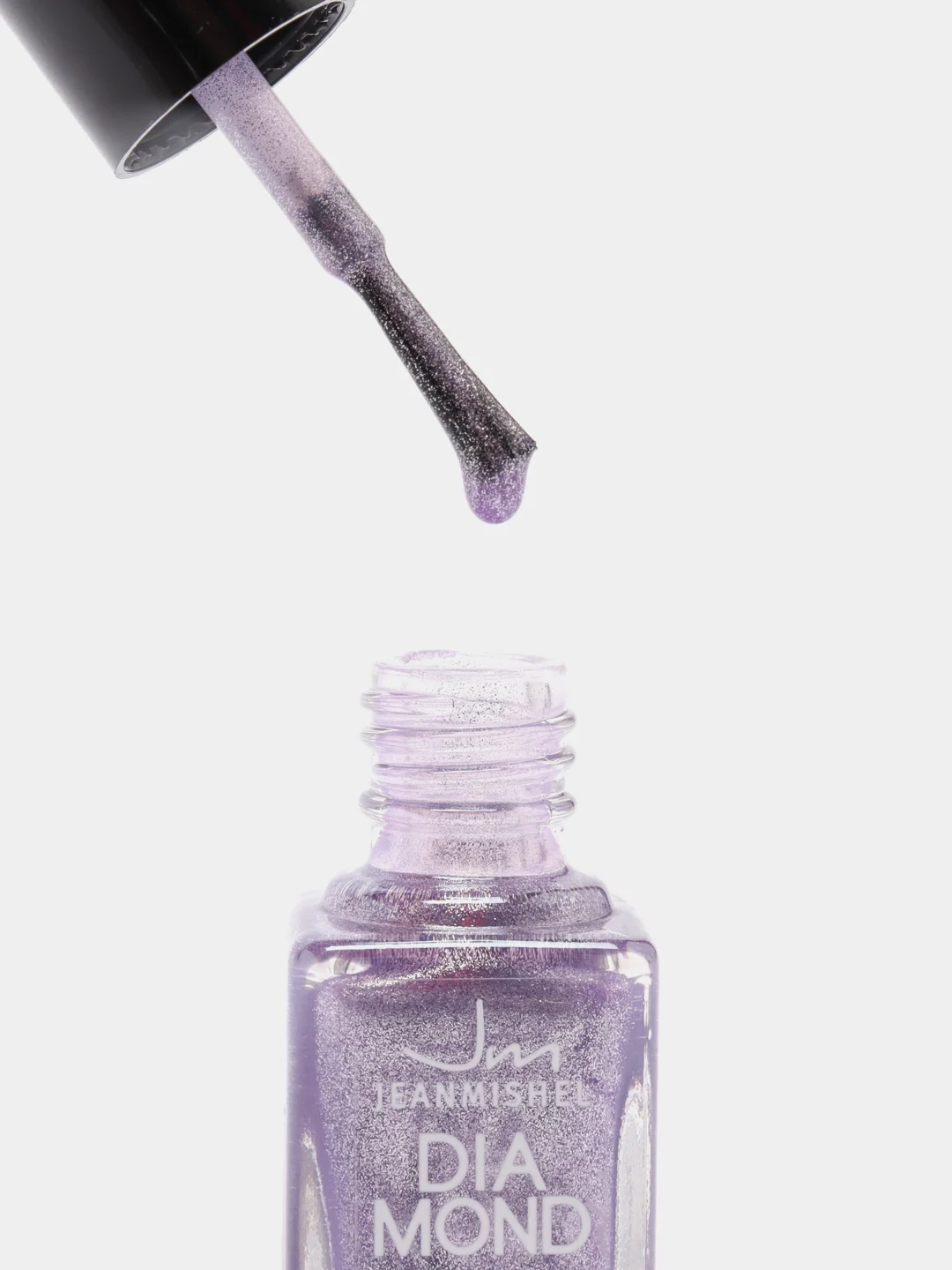 Фиолетовый лак для ногтей с перламутровым эффектом Jeanmishel Diamond, 6 мл