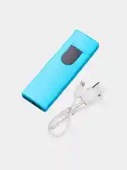 Белый электронная зажигалка с кабелем micro USB, с сенсорной кнопкой