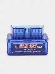 Голубой автосканер для iOS и android OBD2 ELM327 v2.1 Bluetooth, авто сканер диагностический