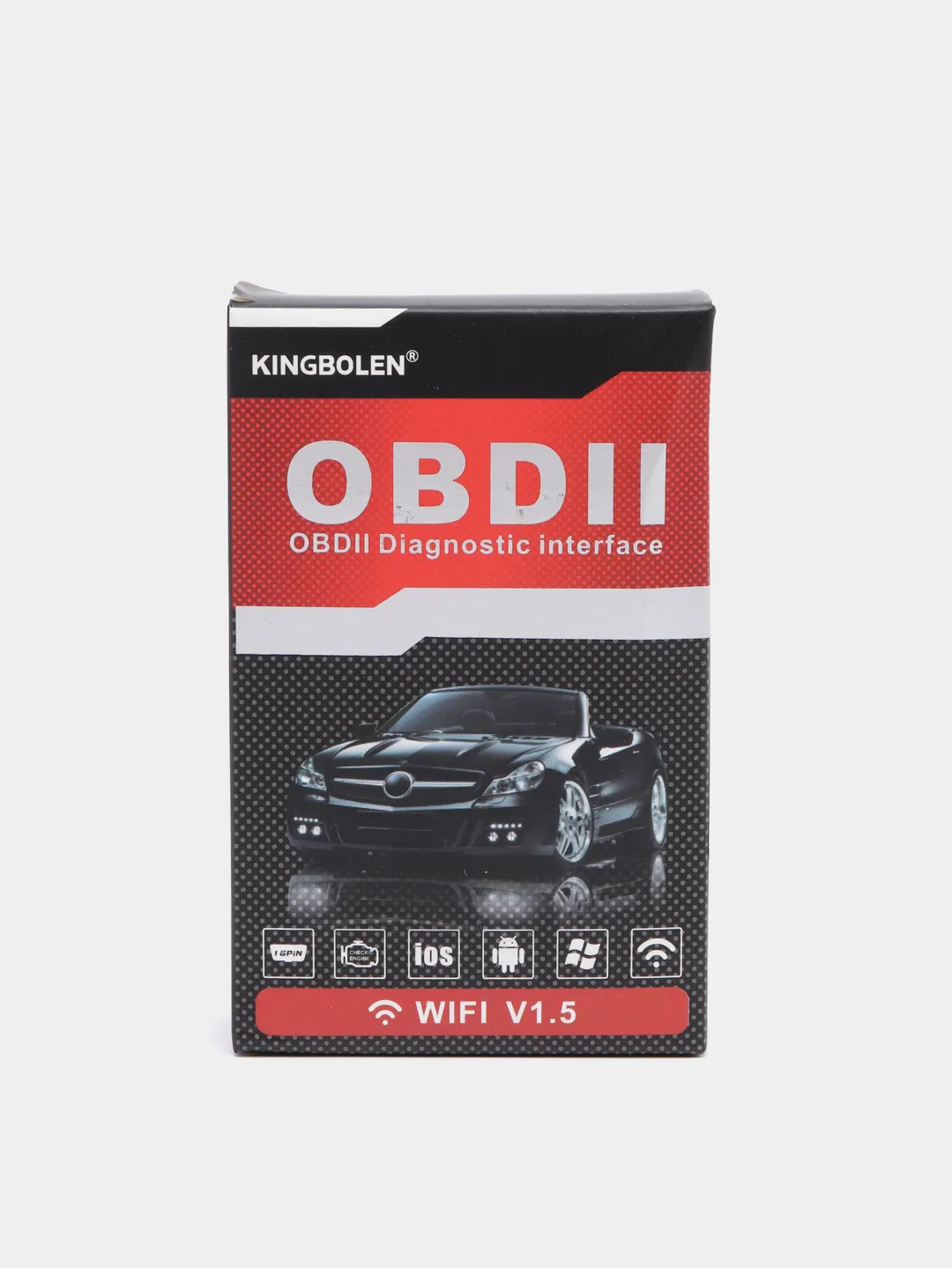 Автосканер с функцией кодирования на ios и android, V1,5 OBD2 ELM327, чип  PIC18F25, Wi-Fi купить по цене 873.42 ₽ в интернет-магазине Магнит Маркет