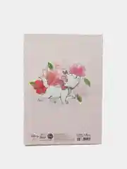 Розовый картон А4 цветной немелованный "Кошечка Мари" А4, 8 листов