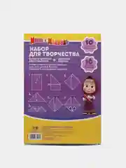 Набор цветного картона "Маша и Медведь", А4