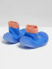 Голубой носочки-ботиночки