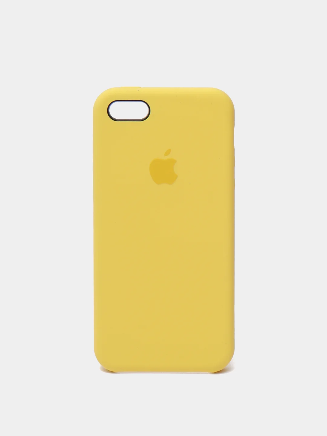 Желтый чехлы для iPhone 5, 5S, SE, Silicone Case