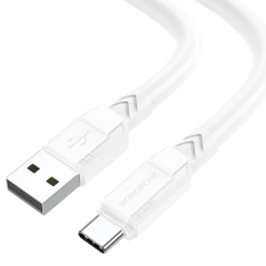Кабель для зарядки и передачи данных Borofone BX81, Micro/Type-C/Lightning, до 2.4A, 1 м