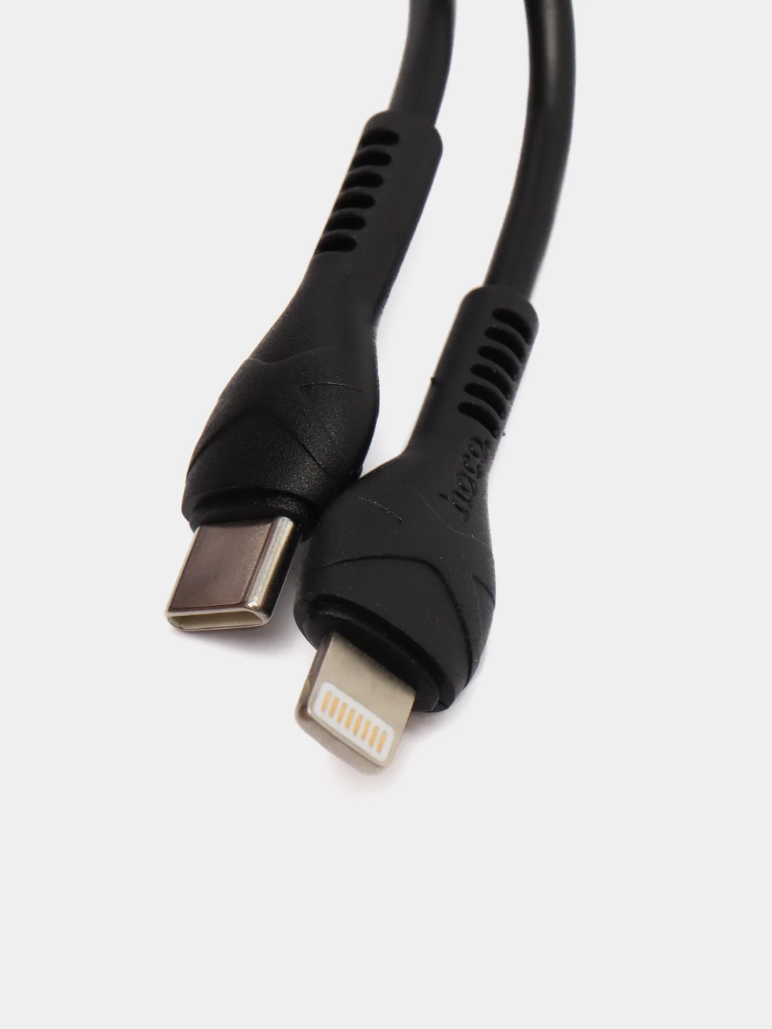 Черный сетевое зарядное устройство Hoco N5 + Type-C to Lightning Быстрая зарядка QC3.0 PD 20W