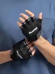 Черный перчатки спортивные для велосипеда и фитнеса, универсальный размер, 3 цвета
