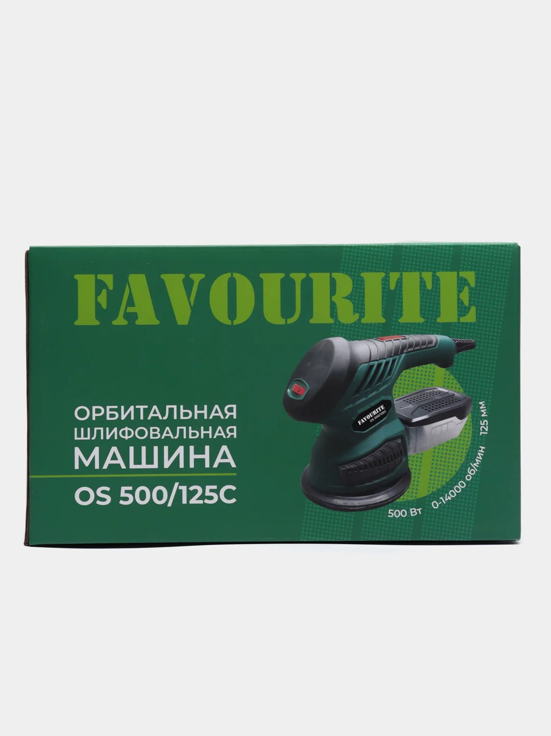 Орбитальная шлифмашина Favourite OS 500/125C, 500 Вт, 125 мм, 0-14 000 об/мин