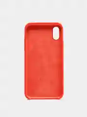 Рыжий чехол Silicone Case для iPhone X/XS