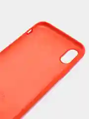 Рыжий чехол Silicone Case для iPhone X/XS
