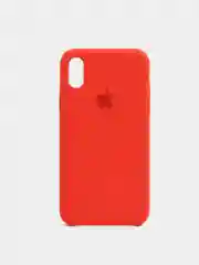 Рыжий чехол Silicone Case для iPhone X/XS