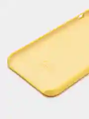Желтый чехол Silicone Case для iPhone X/XS