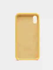 Желтый чехол Silicone Case для iPhone X/XS