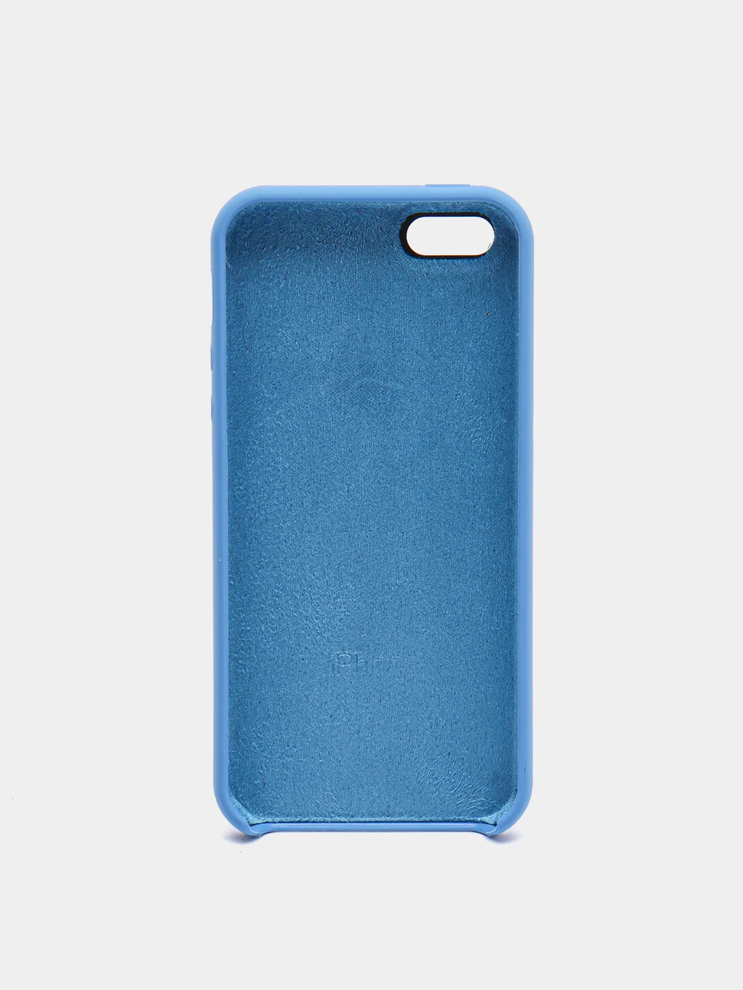 Синий чехол Silicone Case для iPhone 5/5S/SE