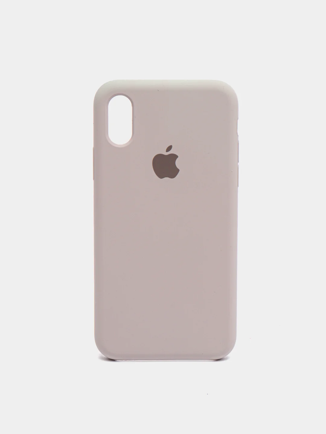 Пудровый чехол Silicone Case для iPhone X/XS