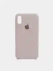 Пудровый чехол Silicone Case для iPhone X/XS