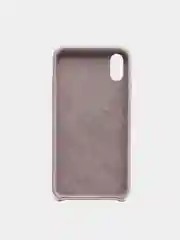 Пудровый чехол Silicone Case для iPhone X/XS