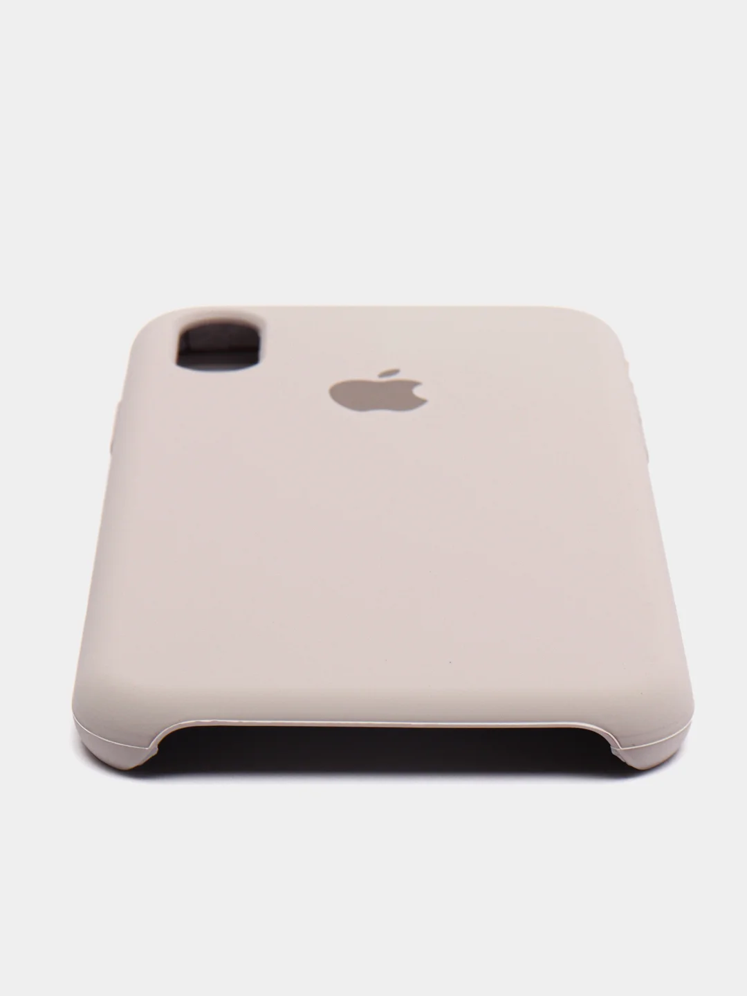 Пудровый чехол Silicone Case для iPhone X/XS