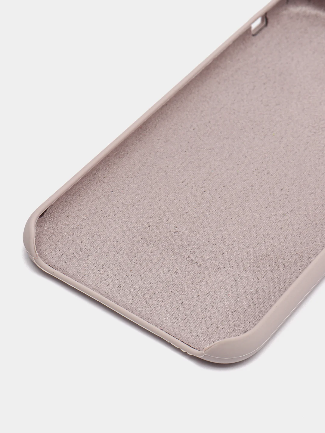 Пудровый чехол Silicone Case для iPhone X/XS