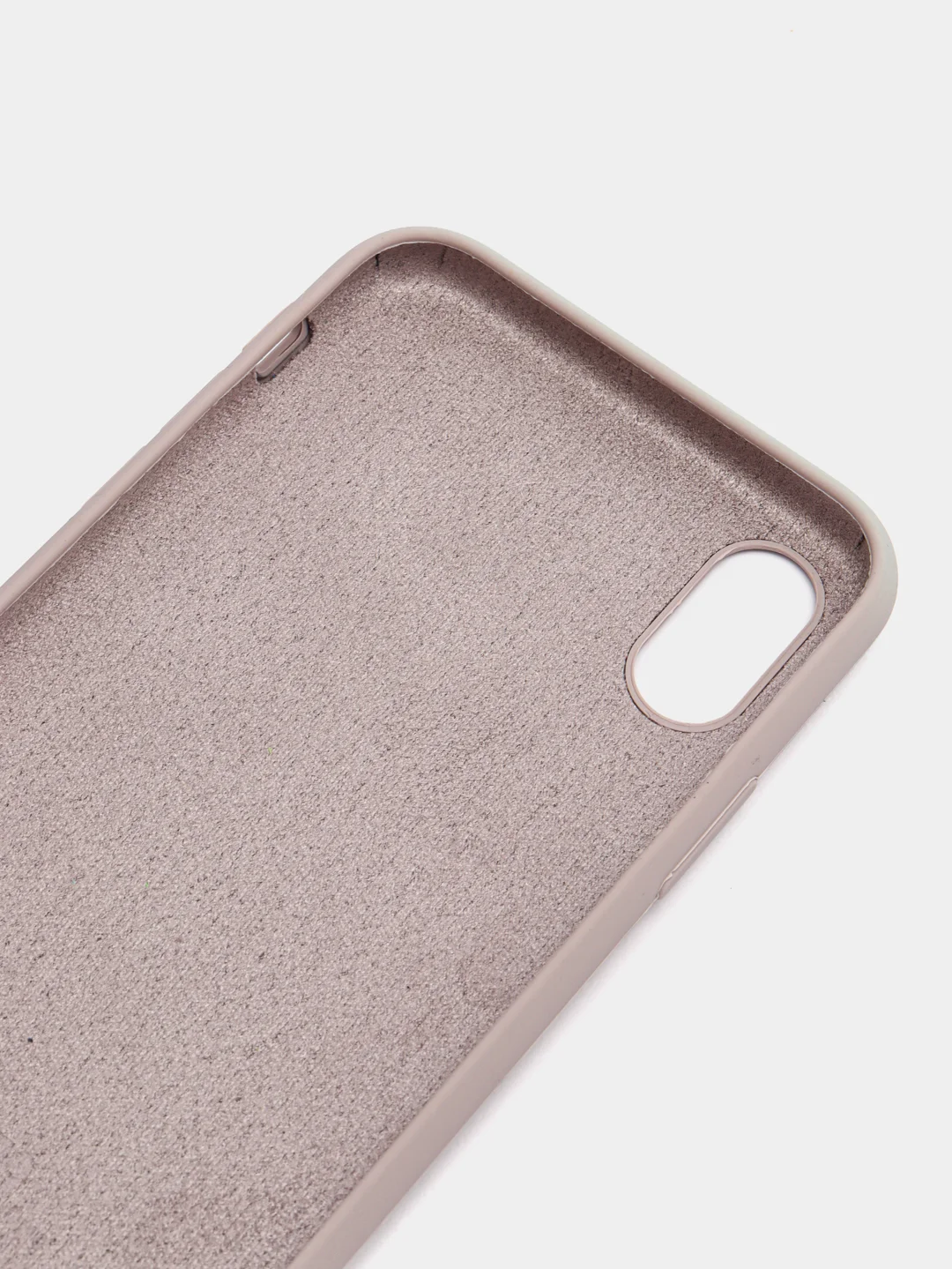 Пудровый чехол Silicone Case для iPhone X/XS