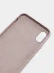 Пудровый чехол Silicone Case для iPhone X/XS