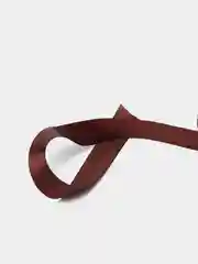 Тёмно-коричневый лента атласная, 25 мм, бобина 22 метра