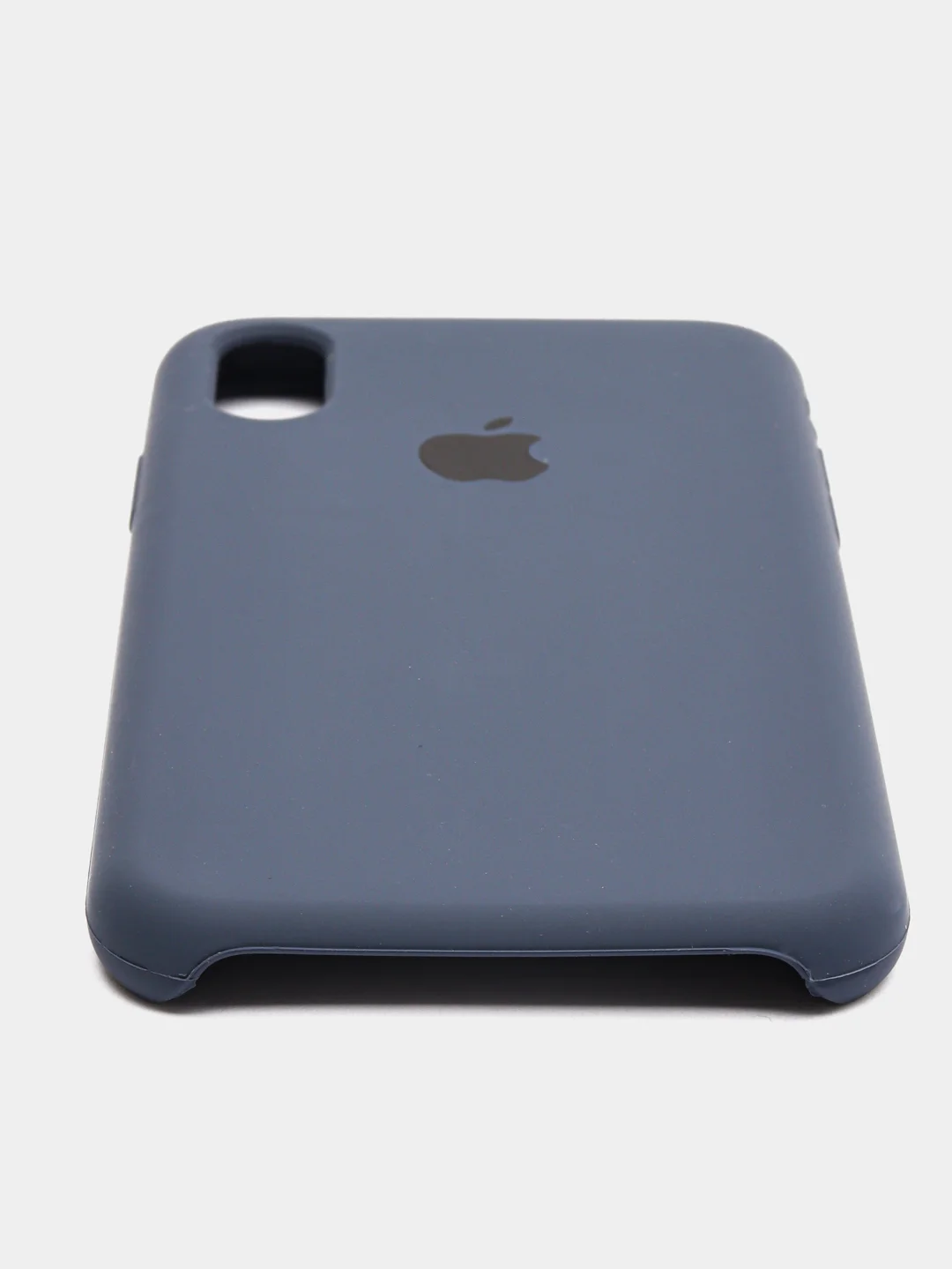 Темно-синий чехол Silicone Case для iPhone X/XS
