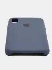 Темно-синий чехол Silicone Case для iPhone X/XS