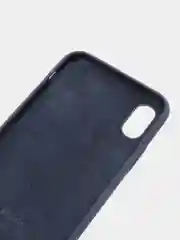 Темно-синий чехол Silicone Case для iPhone X/XS