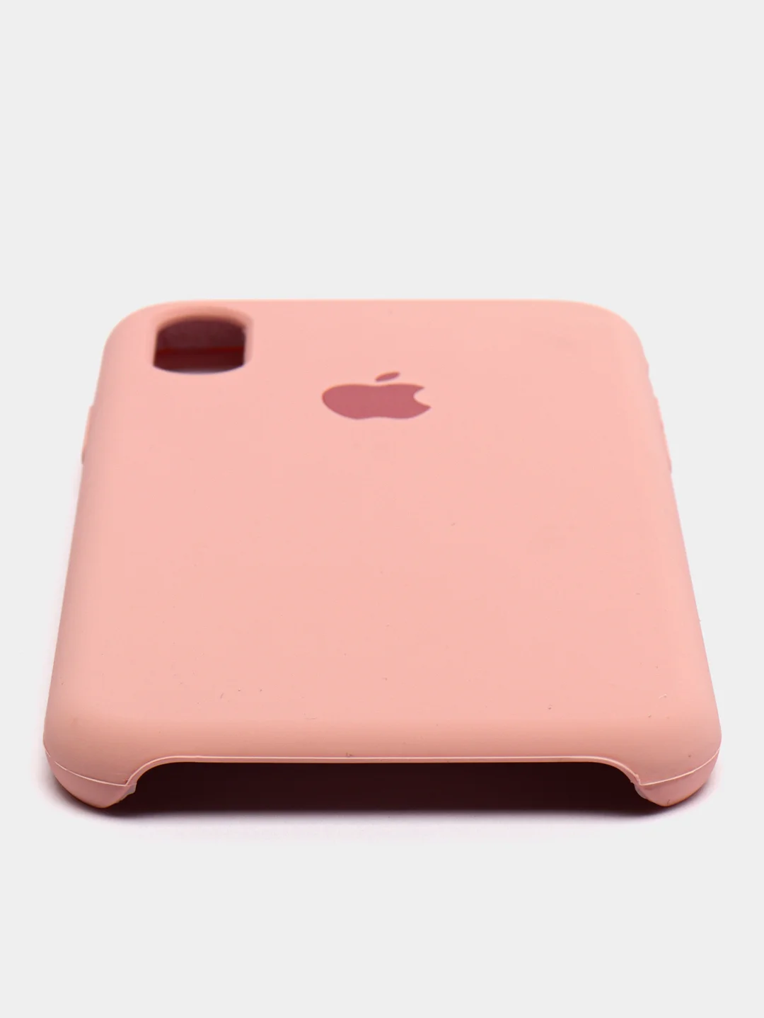 Розовый чехол Silicone Case для iPhone X/XS