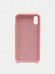 Розовый чехол Silicone Case для iPhone X/XS