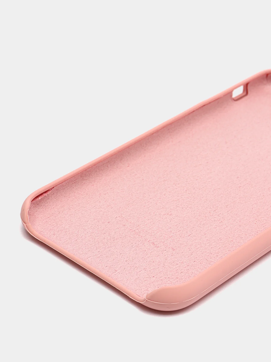 Розовый чехол Silicone Case для iPhone X/XS