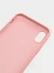 Розовый чехол Silicone Case для iPhone X/XS