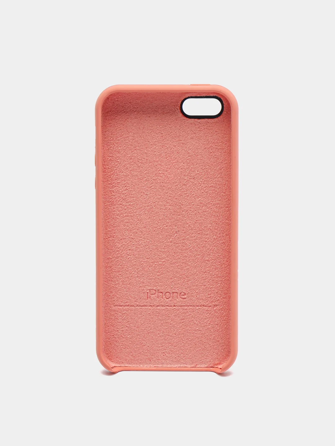 Пастельно-коралловый чехол Silicone Case для iPhone 5/5S/SE
