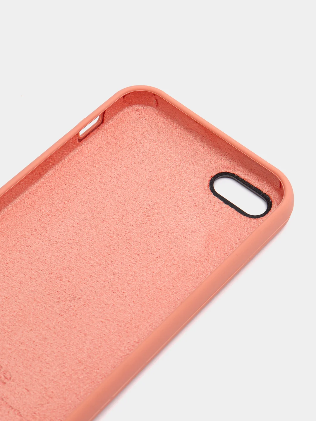Пастельно-коралловый чехол Silicone Case для iPhone 5/5S/SE
