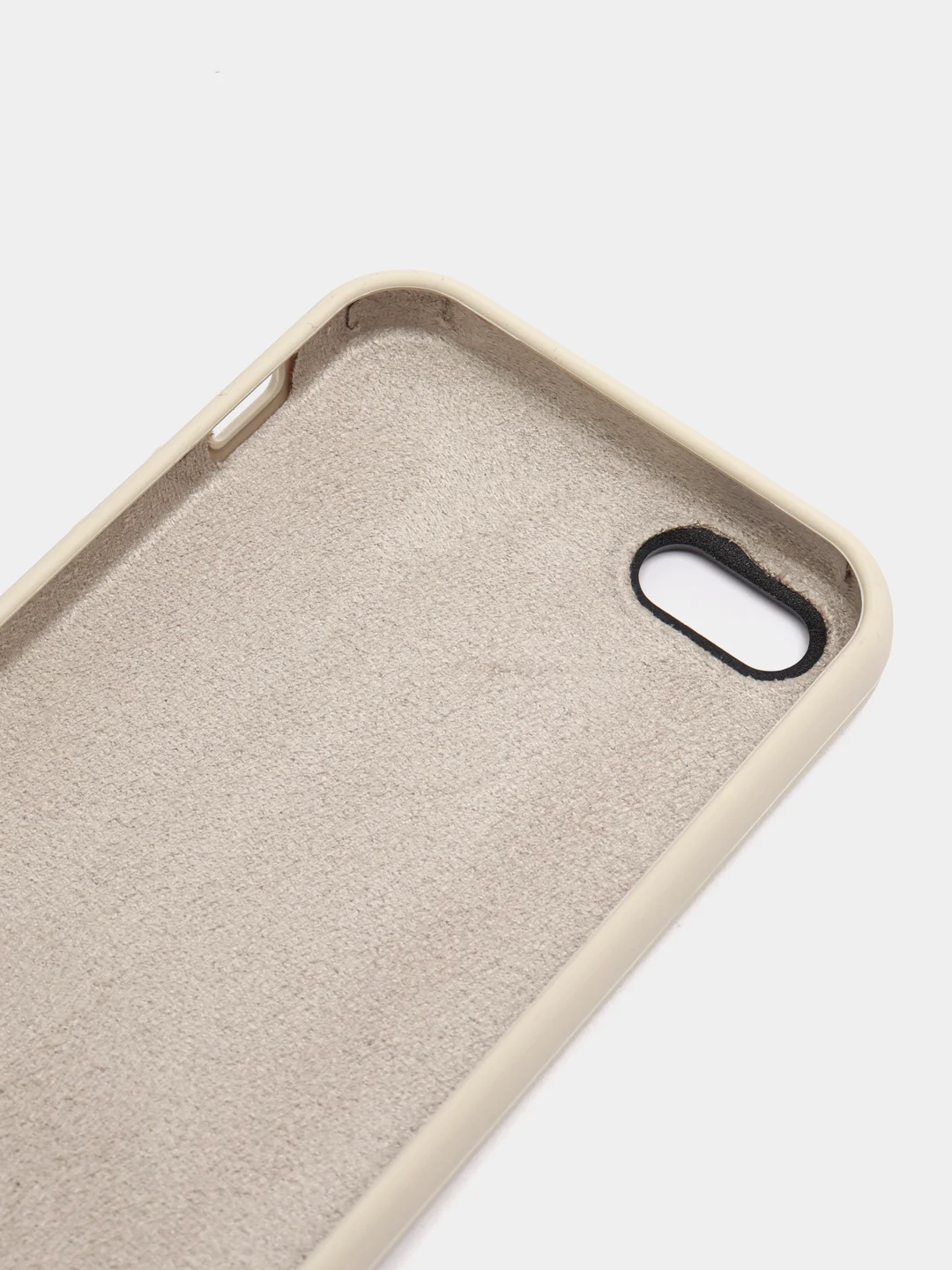 Светло-бежевый чехол Silicone Case для iPhone 5/5S/SE
