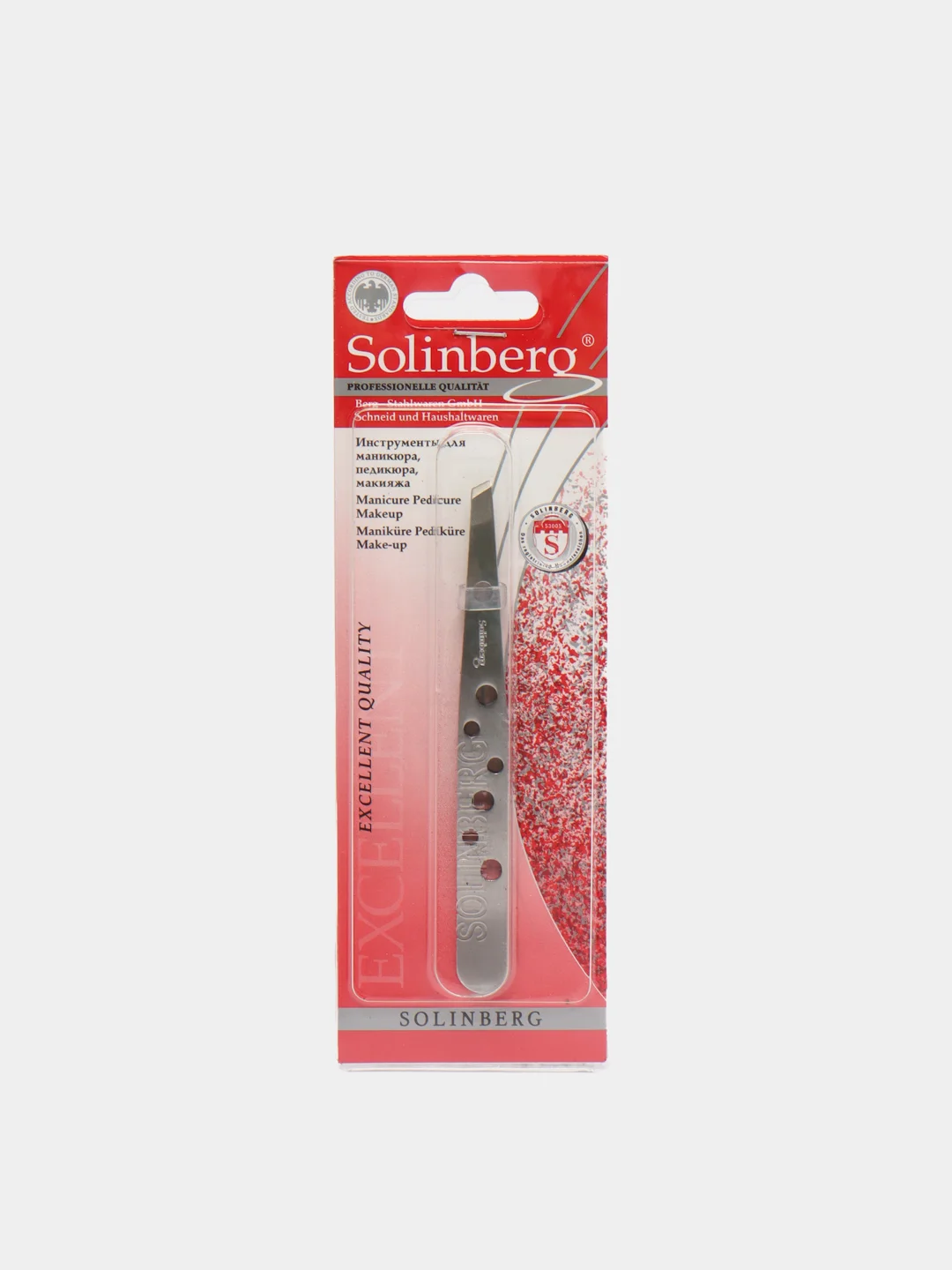 Пинцет для бровей Solinberg G732з, ручная заточка