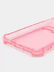 Розовый чехол с карманом для пластиковых карт iPhone 7,8,SE,Х,XS,XR,11,12,13 pro/max, силиконовый