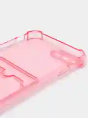 Розовый чехол с карманом для пластиковых карт iPhone 7,8,SE,Х,XS,XR,11,12,13 pro/max, силиконовый