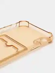 Голубой чехол с карманом для пластиковых карт iPhone 7,8,SE,Х,XS,XR,11,12,13 pro/max, силиконовый