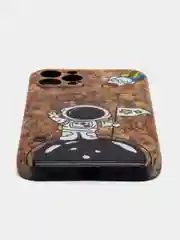 Коричневый чехол силиконовый для iPhone 11 / 12 / 12 Pro / 12 Pro Max / 13 / 13 Pro / 13 Pro Max