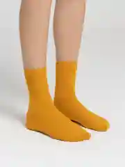 Горчичный носки унисекс, цветные, яркие, высокие