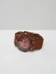 Коричневый часы мужские наручные, кварцевые