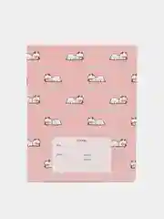 Розовый тетрадь BG "Lazy day", 12 листов, клетка