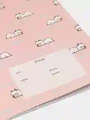 Розовый тетрадь BG "Lazy day", 12 листов, клетка