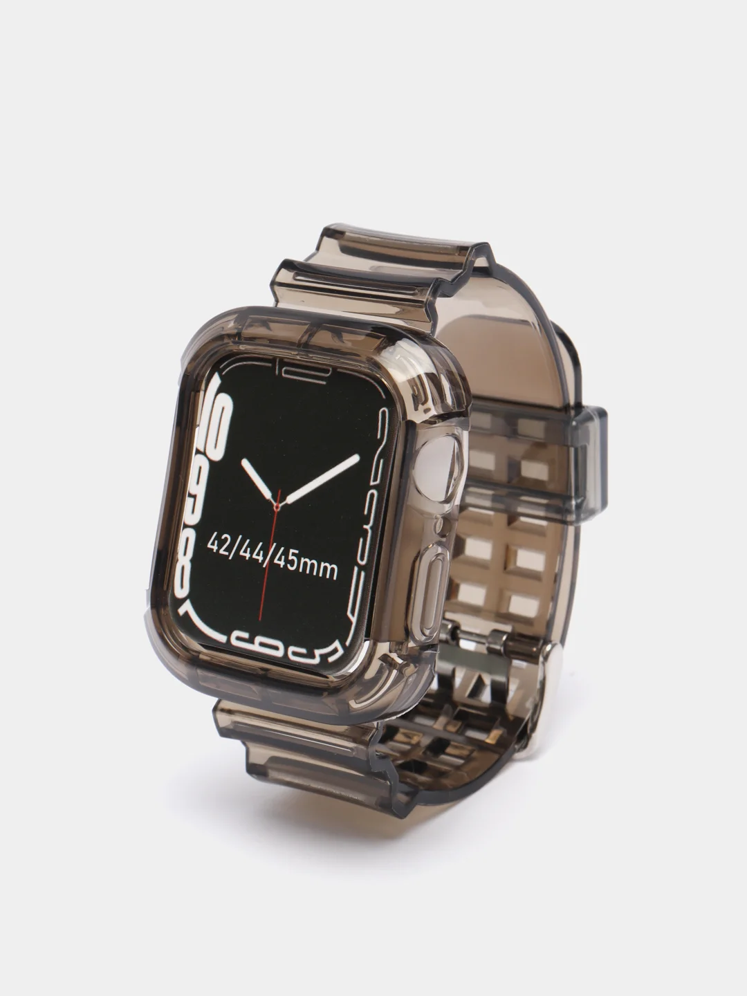 Черный ремешок для Apple Watch 3, 4, 5, 6, SE, 7, 8, 38/40 мм и 42/44 мм