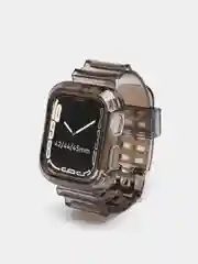 Черный ремешок для Apple Watch 3, 4, 5, 6, SE, 7, 8, 38/40 мм и 42/44 мм